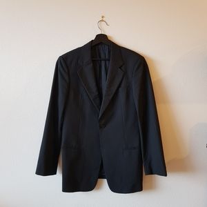 Black Armani Collezioni Jacket with Stripes